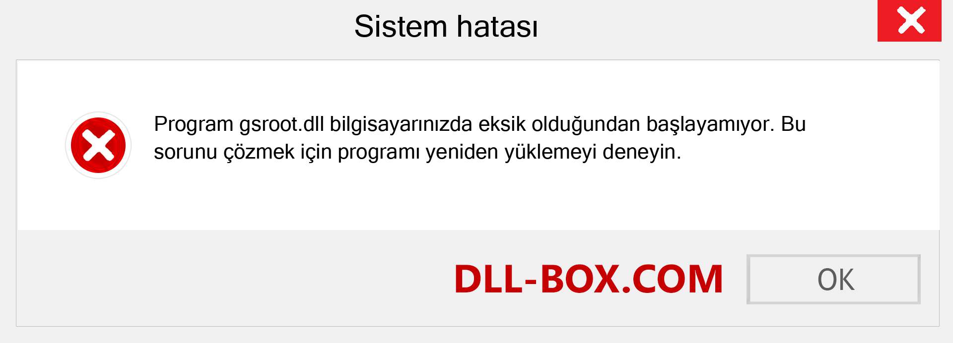 gsroot.dll dosyası eksik mi? Windows 7, 8, 10 için İndirin - Windows'ta gsroot dll Eksik Hatasını Düzeltin, fotoğraflar, resimler